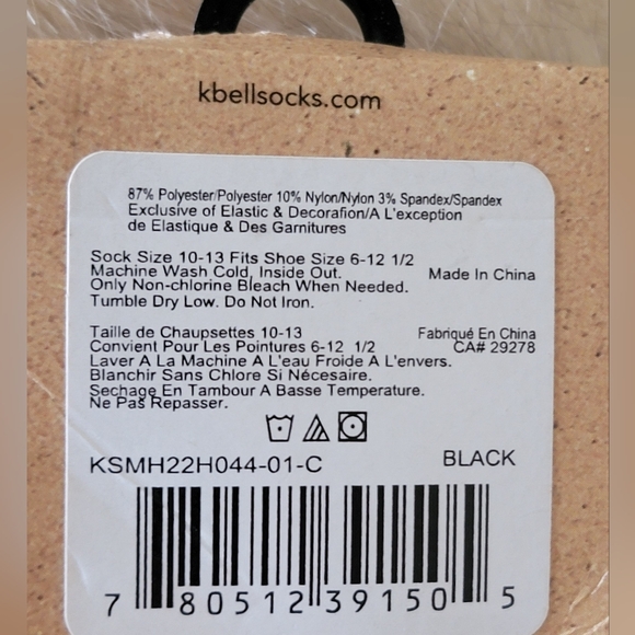 K.Bell Men's Holiday Crew Socks - Picture 3 of 3